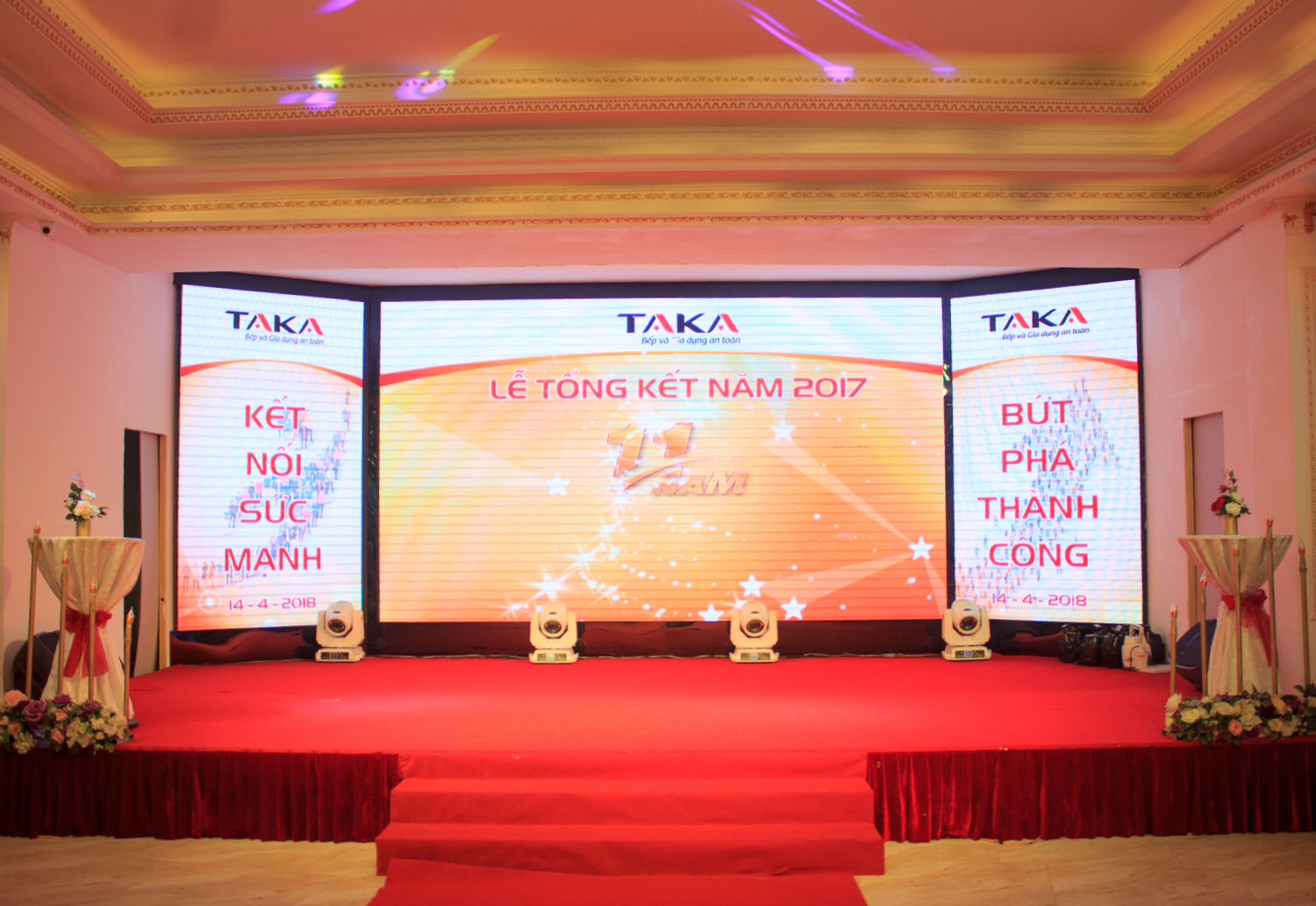 Lễ tổng kết tài chính năm 2017 của Công ty TNHH Taka Việt Nam